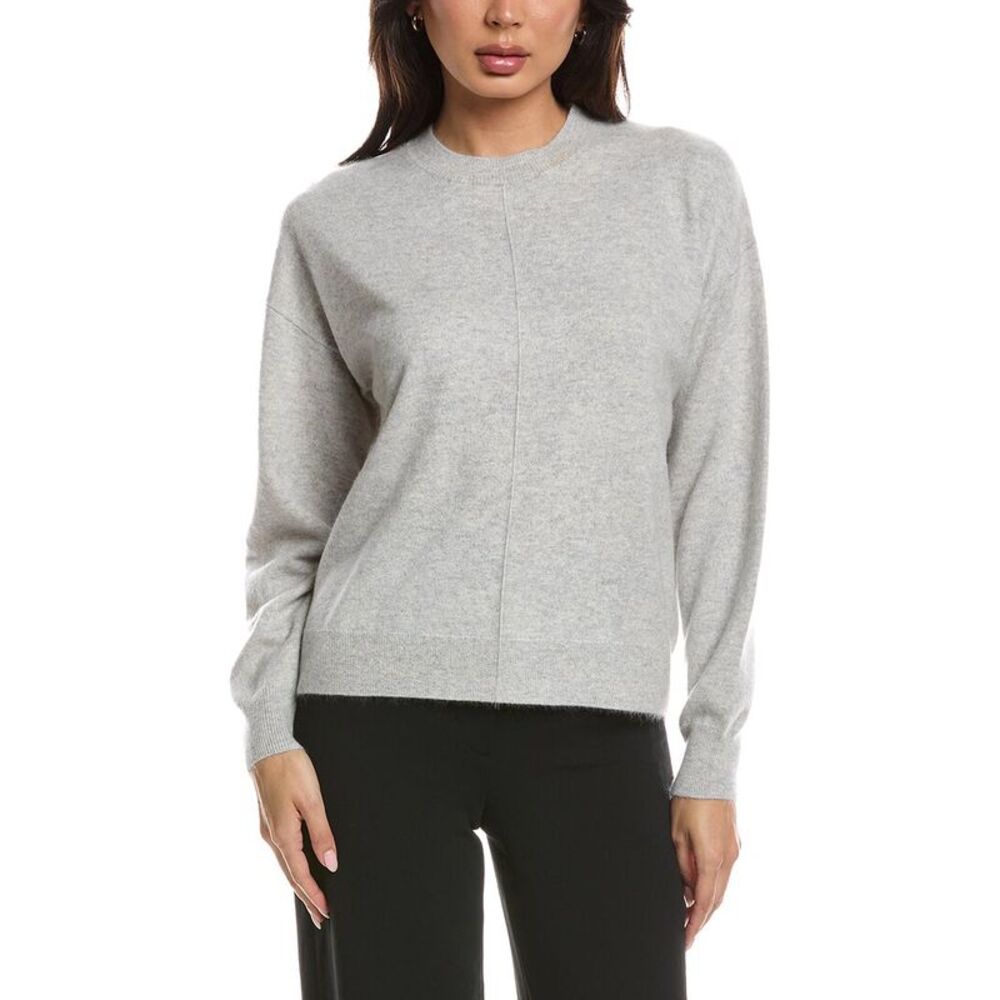Hugo Boss Womens Fascona Cashmere Sweater, Grey